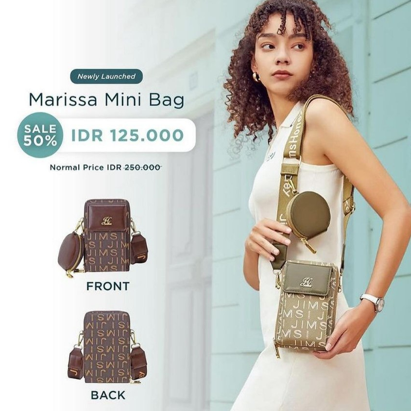 Marissa Mini Bag Tas Selempang Tas Selempang HP Mini Jims Honey