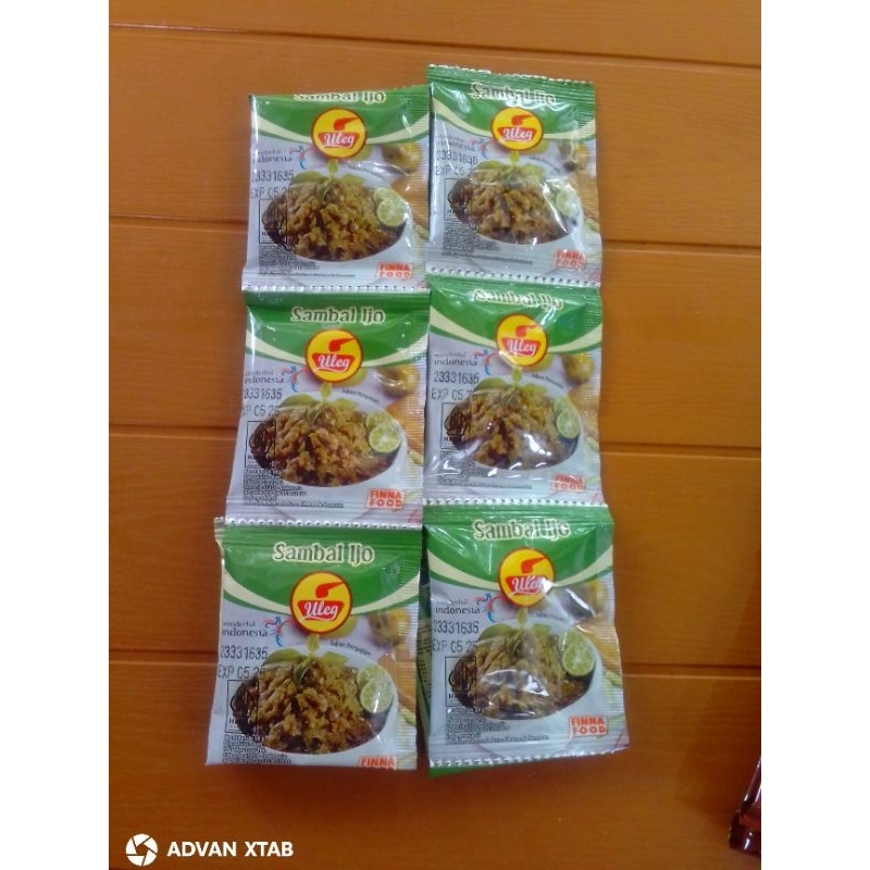 

Finna Uleg Sambal Ijo Sachet per 1 pc