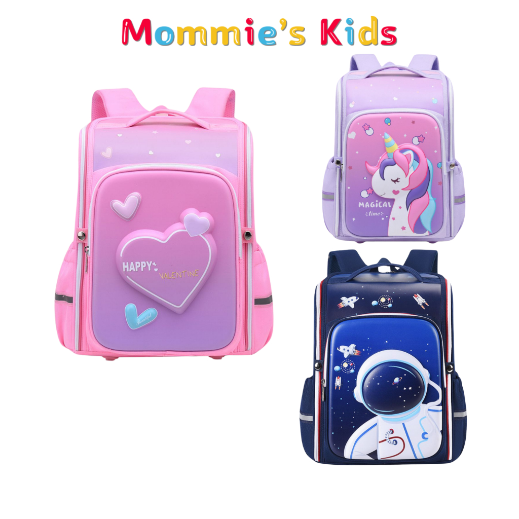 Tas Ransel Anak Perempuan Laki Laki/ Tas Sekolah SD/ Tas Impor Korea/ Tas Unicorn MK507