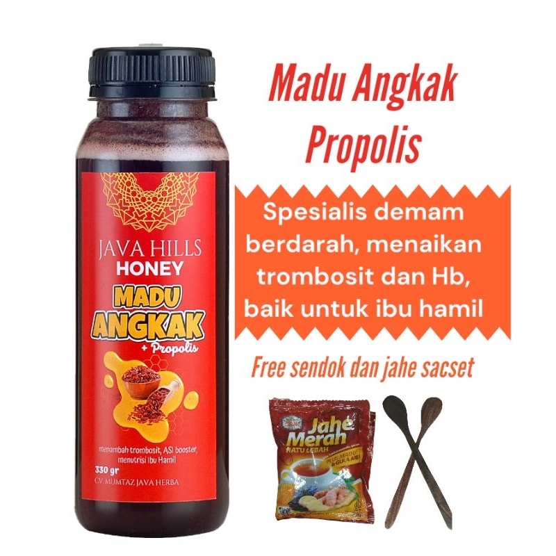 

Madu Angkak Propolis JavaHills Murni 100% Asli Lolos Uji Lab Raw Honey Herbal Premium Jambu Biji Spesial Naikin Trombosit