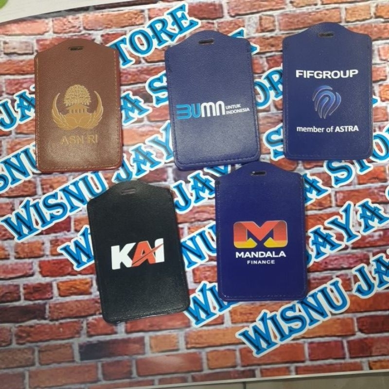

card holder kulit custom bisa riques berbagai macam logo