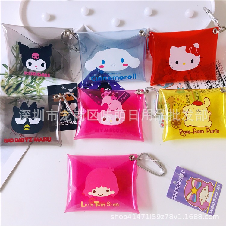 Dompet Kartu Sanrio/Mini Pouch Sanrio/Dompet kartu polos/Dompet koin