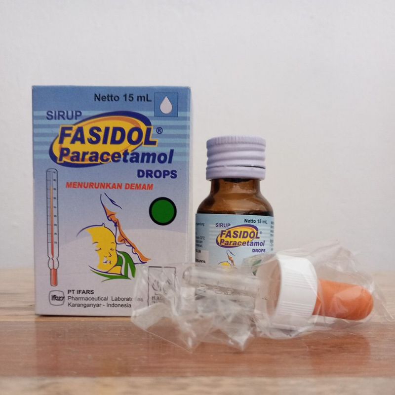 Fasidol Drops Sirup 15mL - Sirup Paracetamol Untuk Bayi