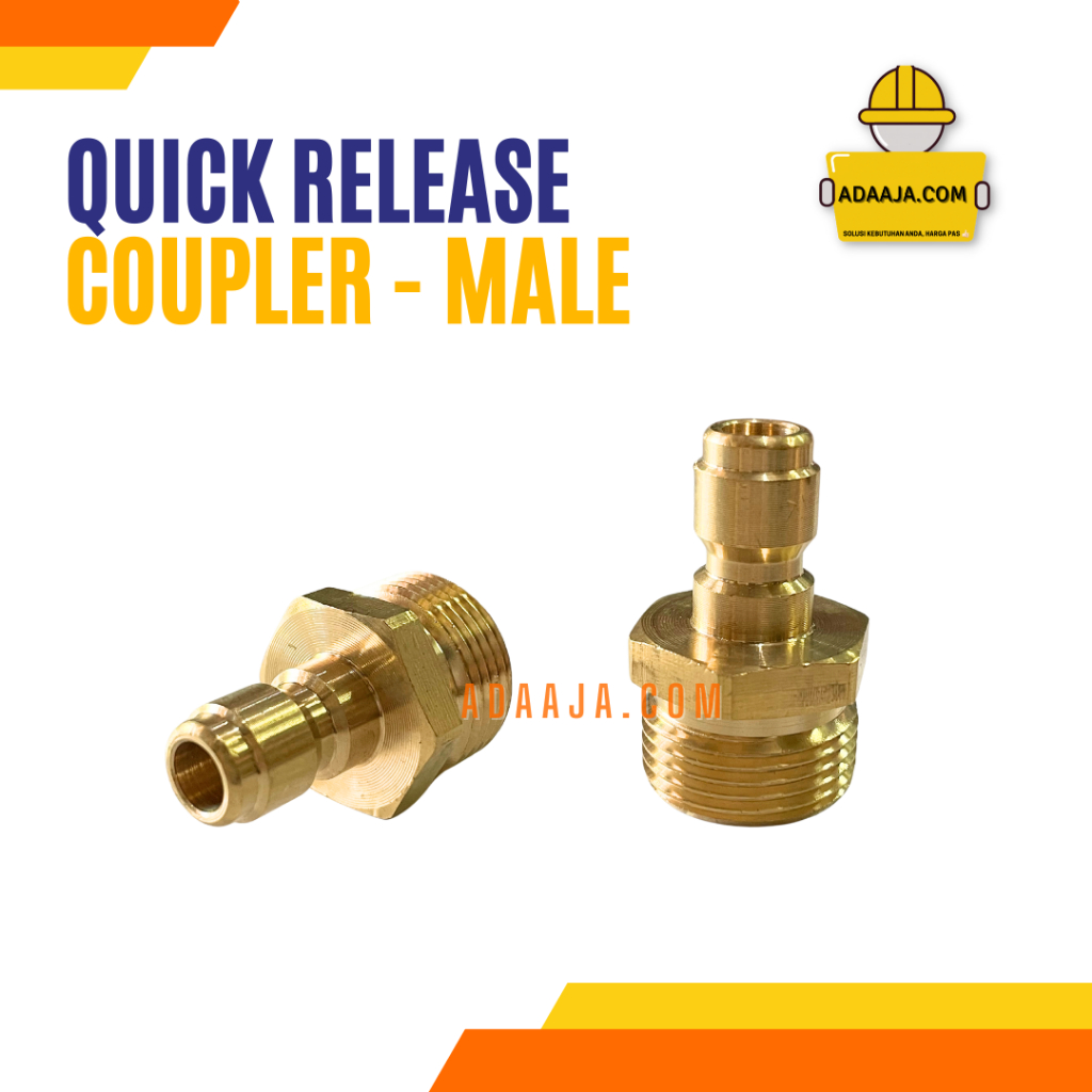 Sambungan Quick Release Coupler M-22 x 15 MM 1/4 inch