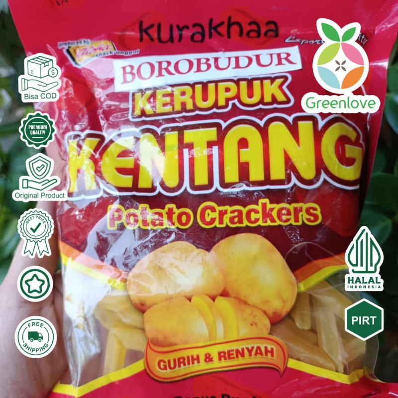 

potato stackers / krupuk kentang / aloha kentang / stik kentang