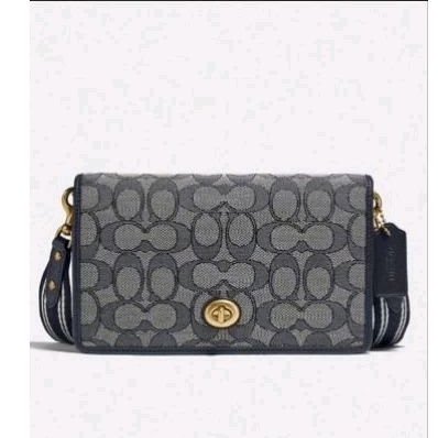 SIGNATURE JACQUARD HAYDEN FOLDOVER CROSSBODY