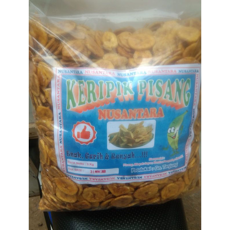 

keripik pisang manis 1kg