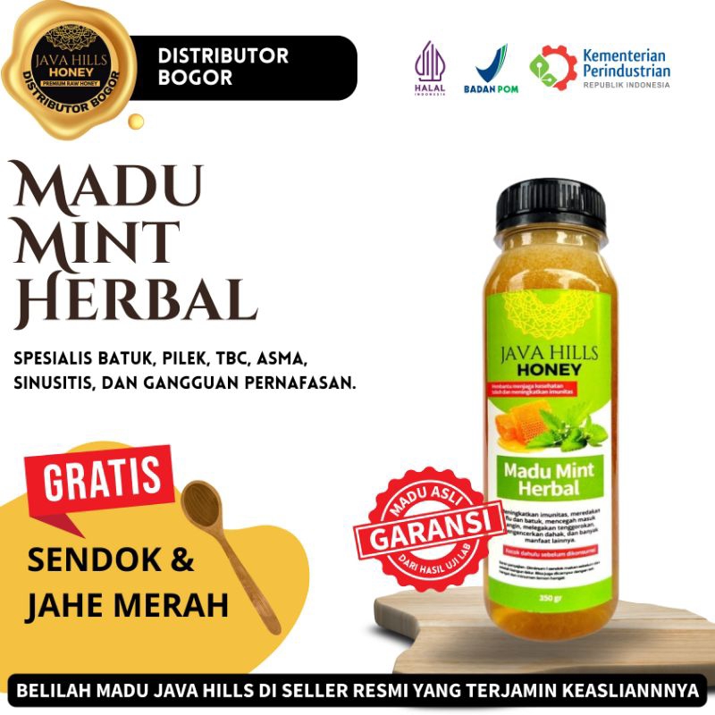 

Madu Mint 320gr meredakan flu dan batuk