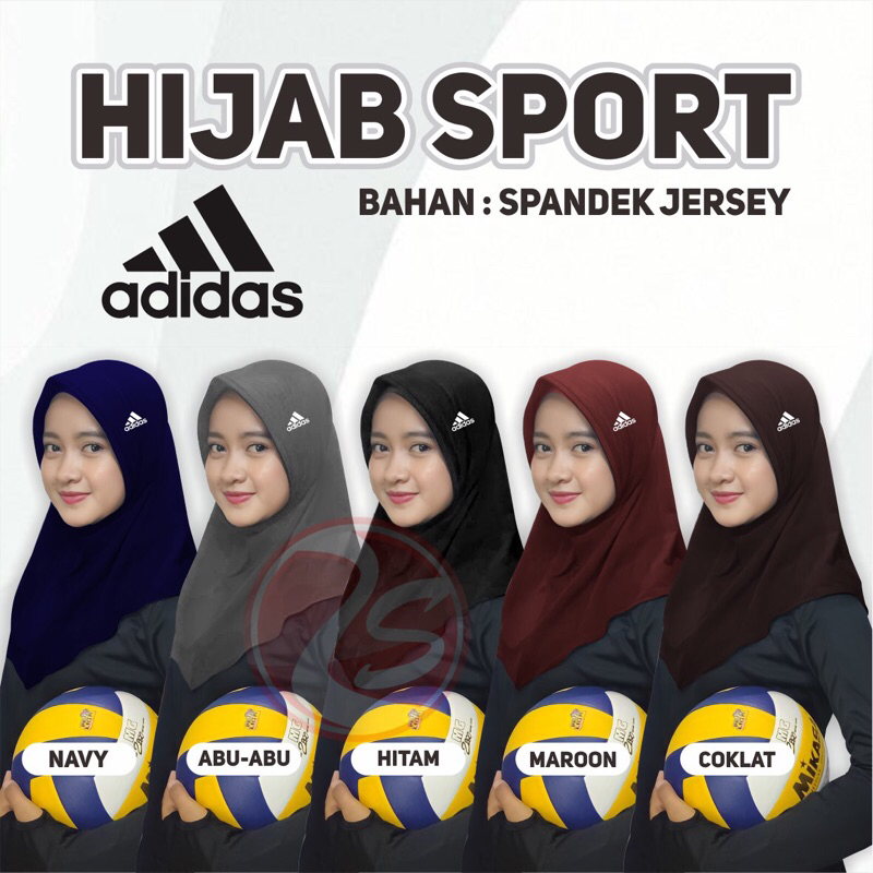 hijab sport hijab instan hijab jersey spandek premium jilbab voli