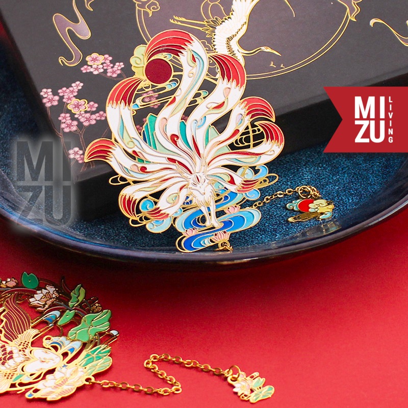

MIZU SHINWA Metal Bookmark Gift Set Penanda Buku Pembatas Buku Hadiah