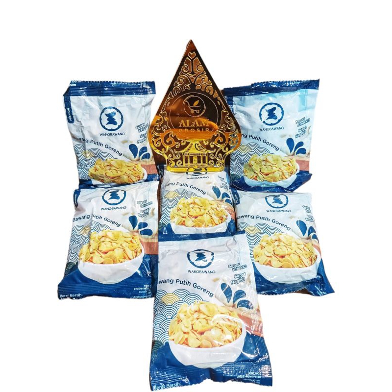 

1 pak WangBawang Bawang Putih Goreng kriuk& Nagih!!!, 1 pak isi 20 pcs 50gr