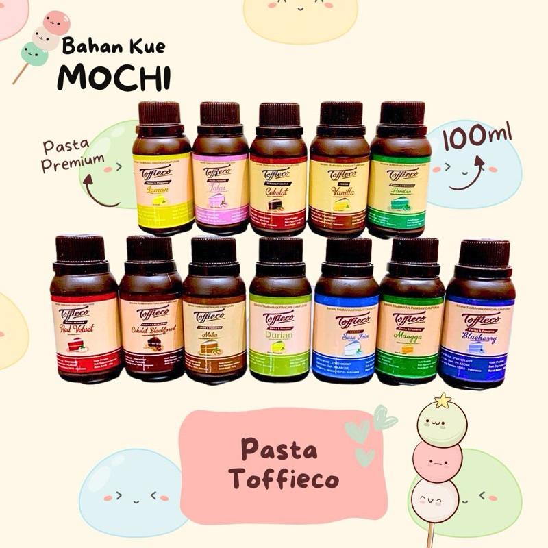 

Pasta Toffieco 100ml / Pasta Premium Toffieco 100ml / Pasta Kue Toffieco 100ml