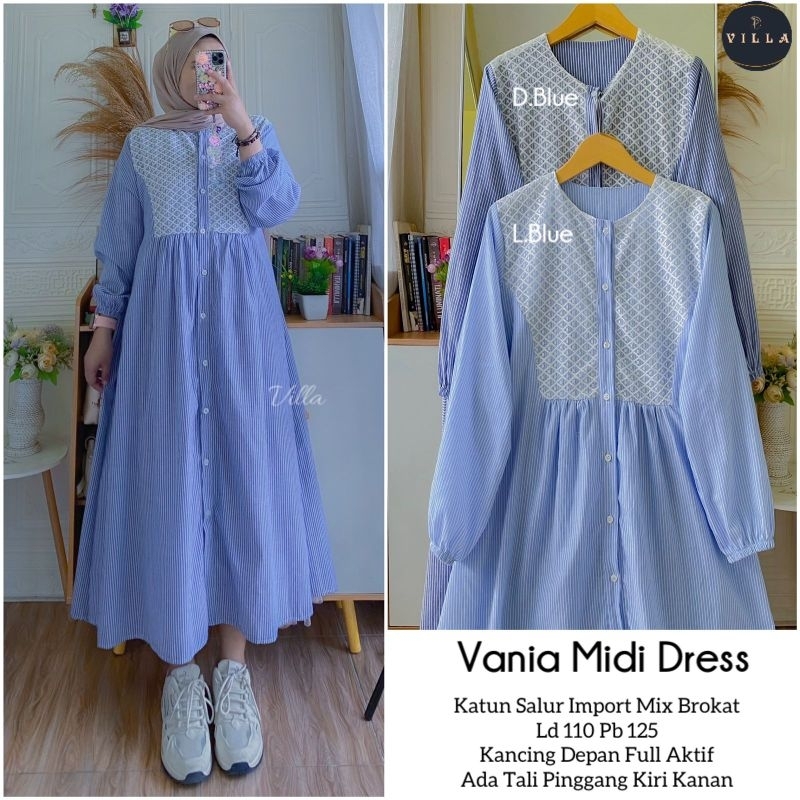 Vania Midi Dress Original By Villa