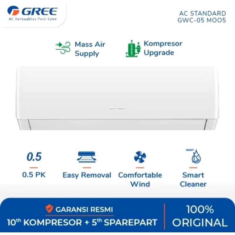 GREE AC 1/2 PK GWC05M005 PROMO