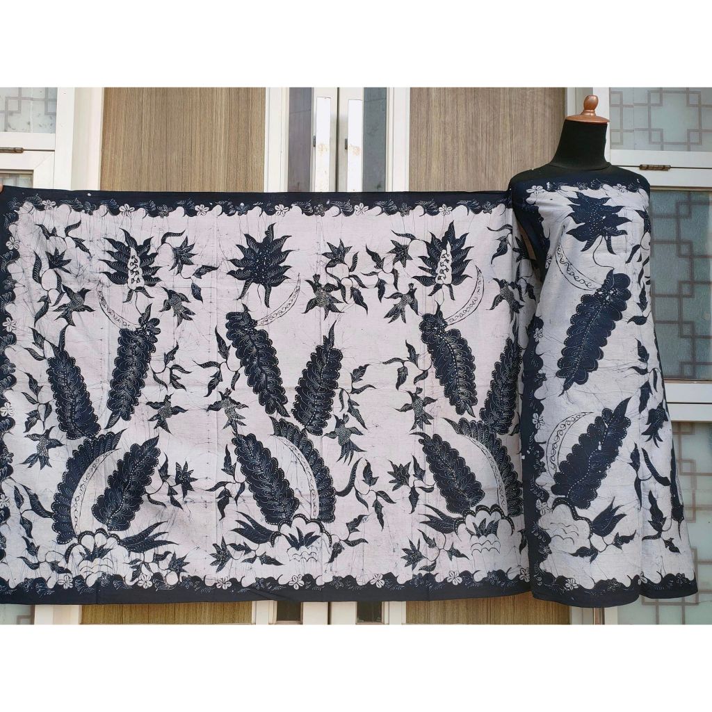 Batik Umiromlah 0910217 Bahan Kain Batik Full Tulis Asli Canting Pengrajin Madura Tanjung Bumi Putih