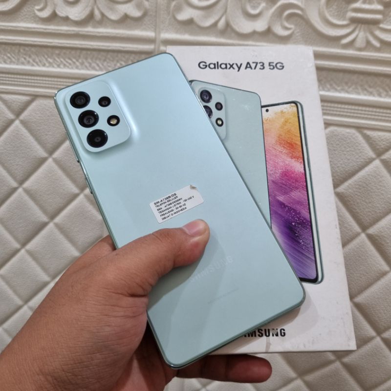 Samsung A73 5G 8/256gb RESMI SEIN FULLSET
