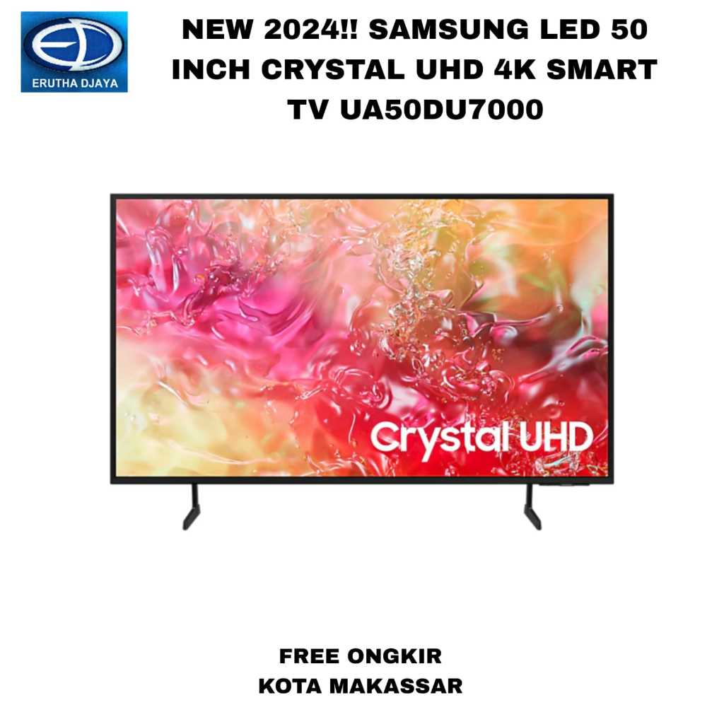 SAMSUNG LED 50 INCH CRYSTAL UHD 4K SMART TV 50DU7000