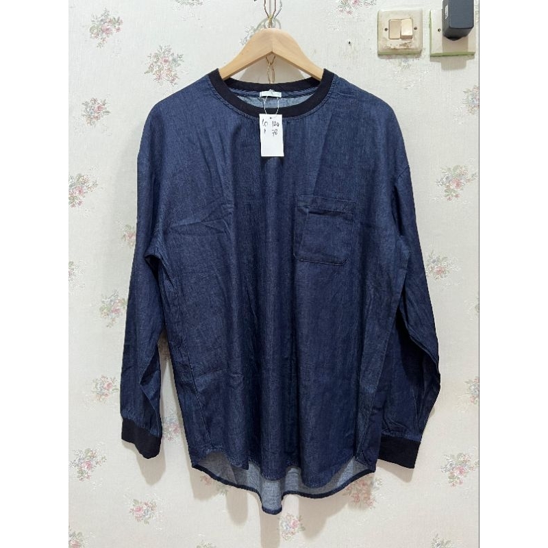 preloved tunik denim ld 120