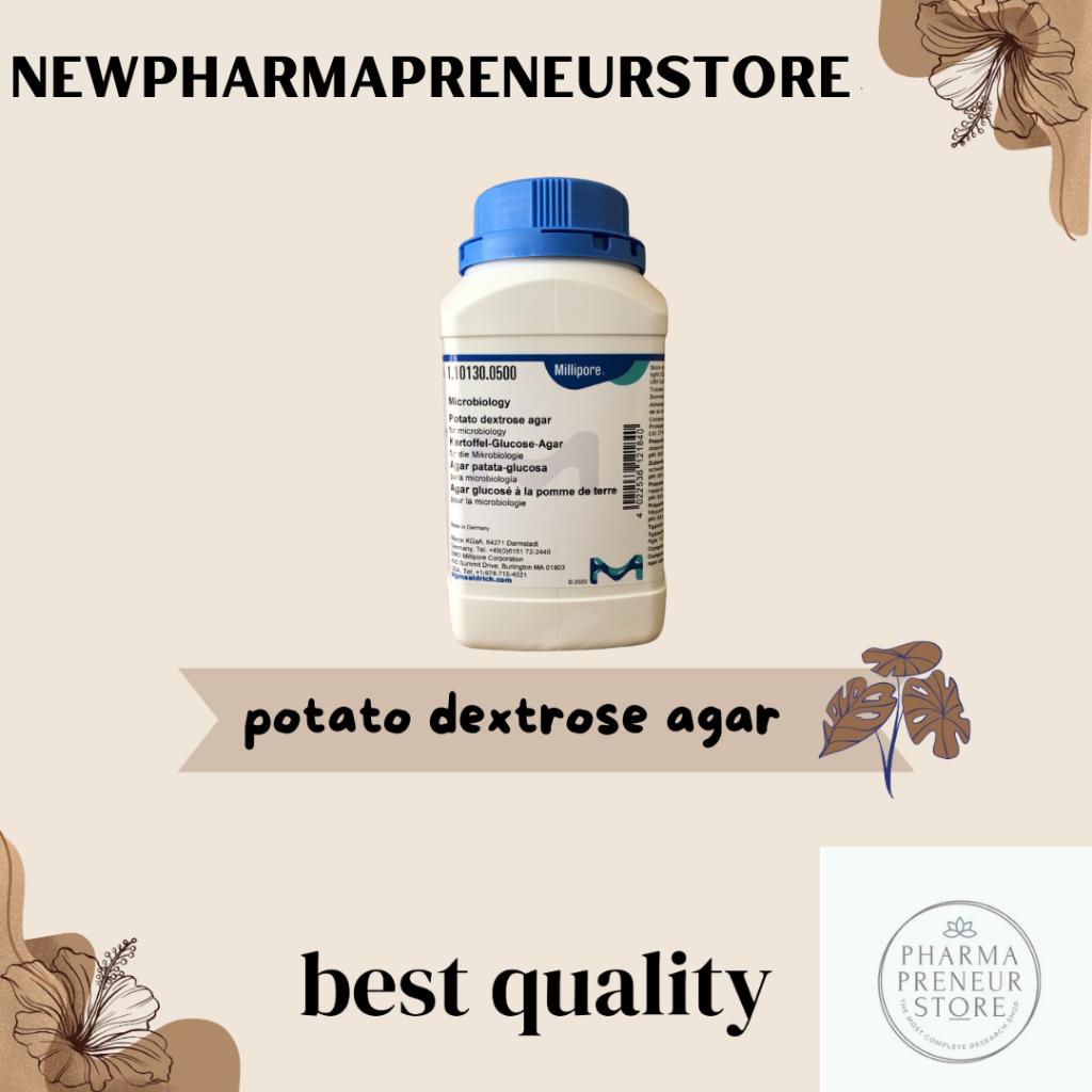 POTATO DEXTROSE AGAR / PDA PER 10 GRAM MEDIA BAKTERI BEST QUALITY