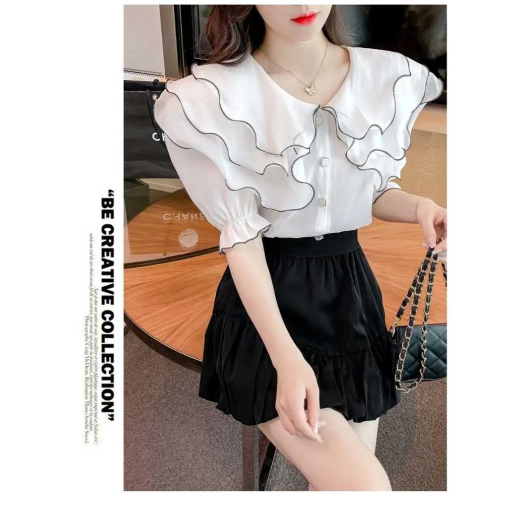 ATASAN WANITA BLOUSE KOREA CCC/TERBARU/KOREA/UKURAN M.L.XL.XXL/BANGKOK/FASHION WANITA