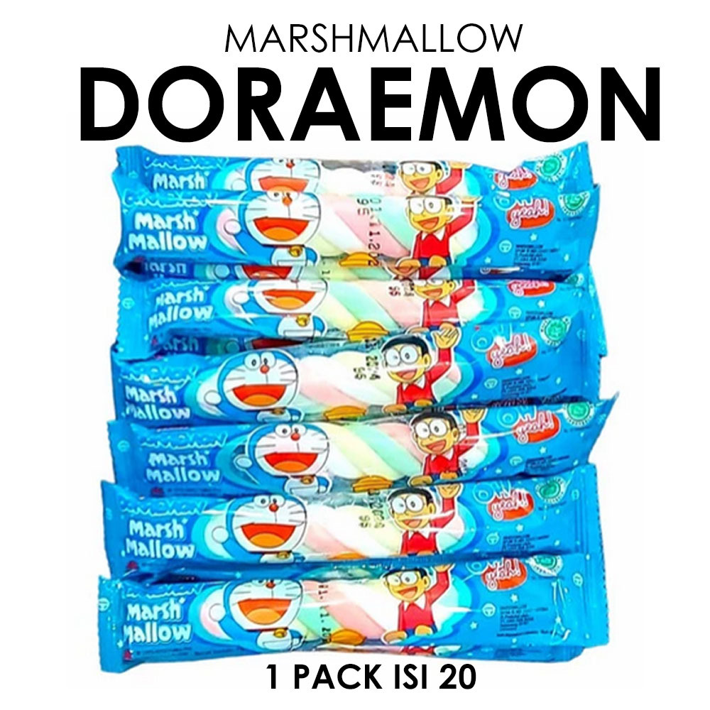 

MARSHMALLOW DORAEMON KEPANG PACK ISI 20