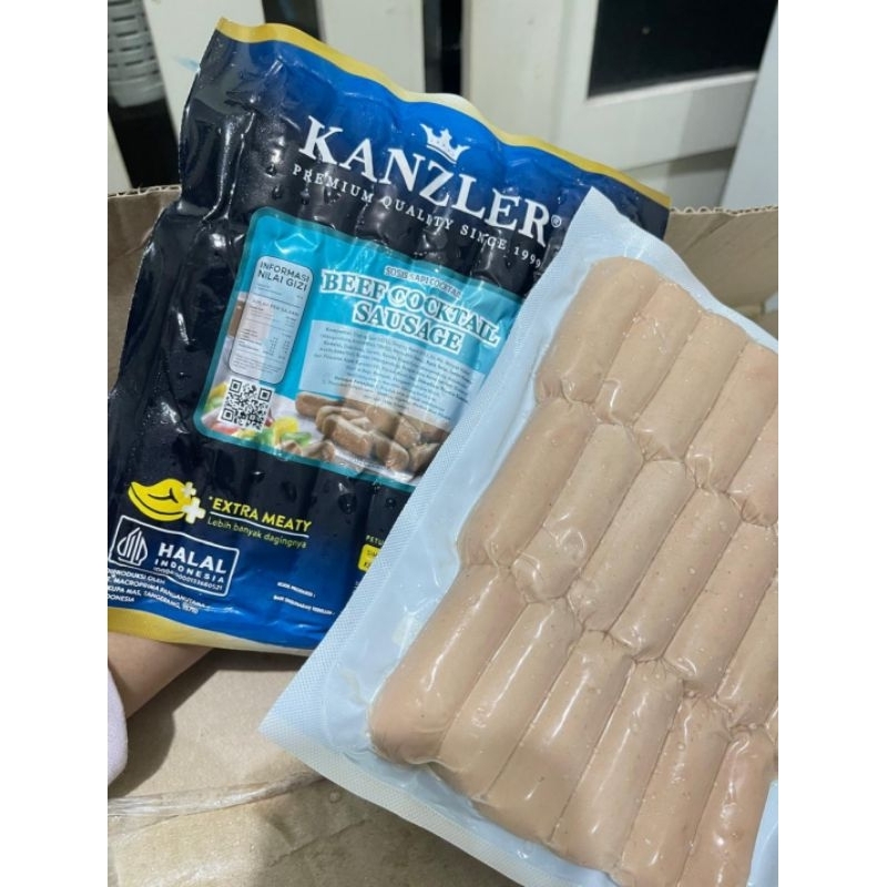 

Kanzler Sosis Cocktail 250 gram isi 20 pcs