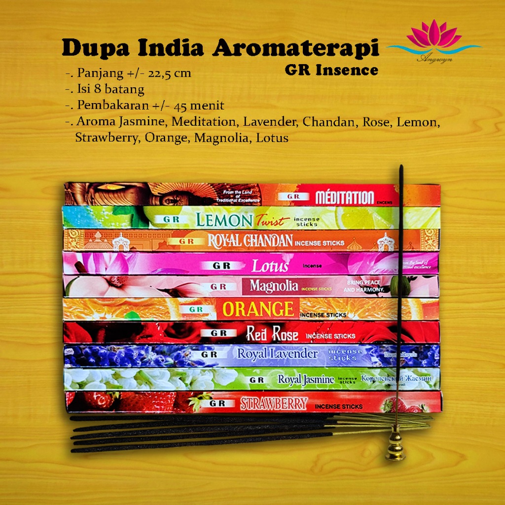 Dupa India Aromaterapi GR wangi buah