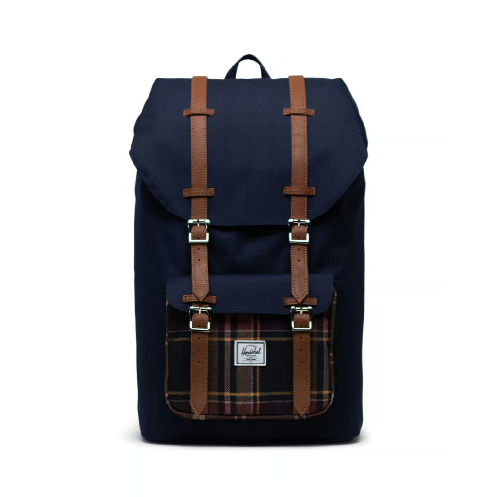 Tas Herschel Little America Backpack Peacoat / Peacoat Plaid Original Resmi