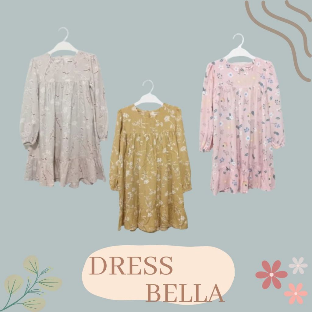 [ PAPAYUPA ] Dress Bella- Dress Anak | Dress Bayi | Baju Bayi | Dress Baby | Baju Baby | Baju Anak