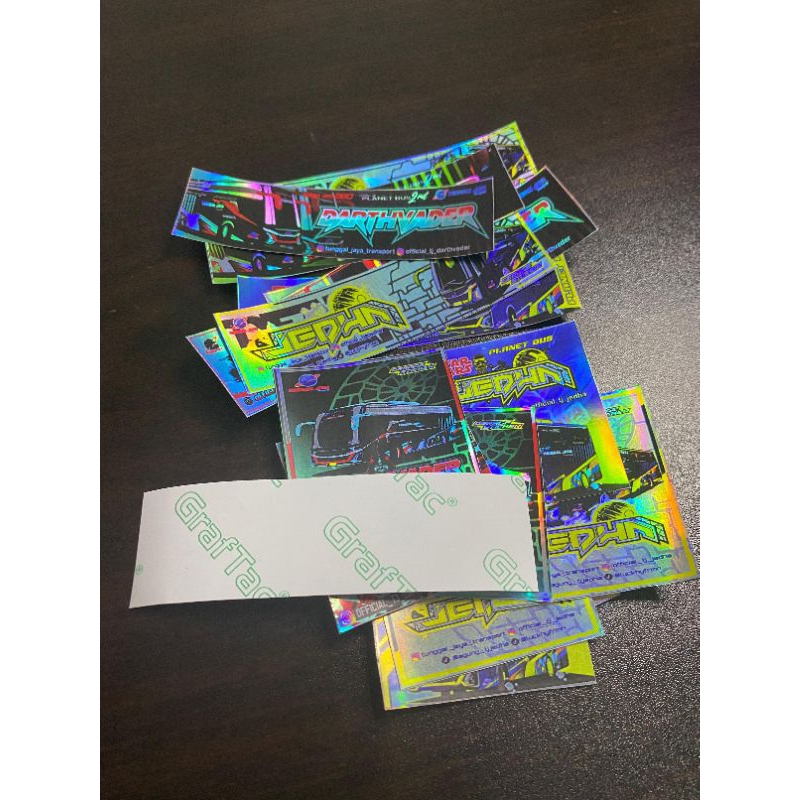 

viral sticker jedha darth vander hologram isi 16 pcs asli original/ sticker tunggal jaya versi star wars hologram planet tunggal jaya