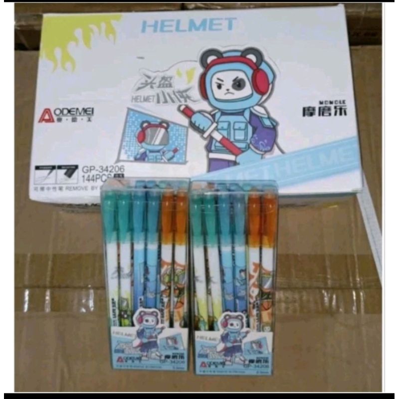

(12pcs) pulpen gel hapus murah