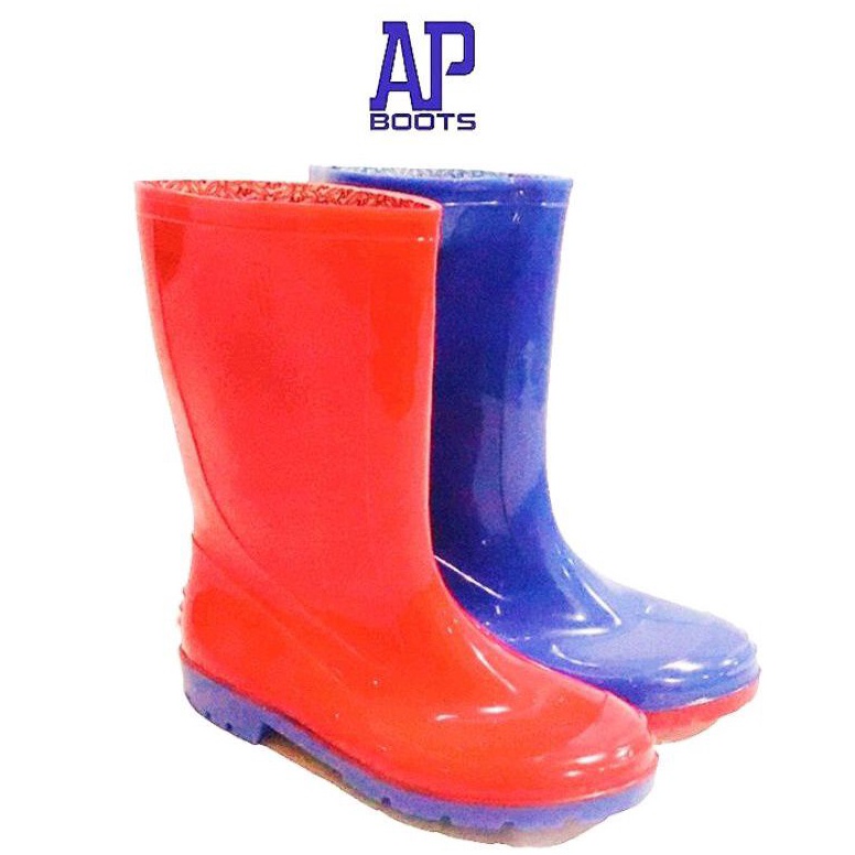 KODE E17U sepatu AP Boots anak Lakilaki dan Perempuan Biru dan Merah ukuran 3339 tanggung
