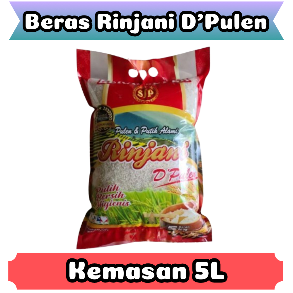 

Jual Produk BERAS SUPER PREMIUM RINJANI D'PULEN KEMASAN 5L | AZALEASHOP227