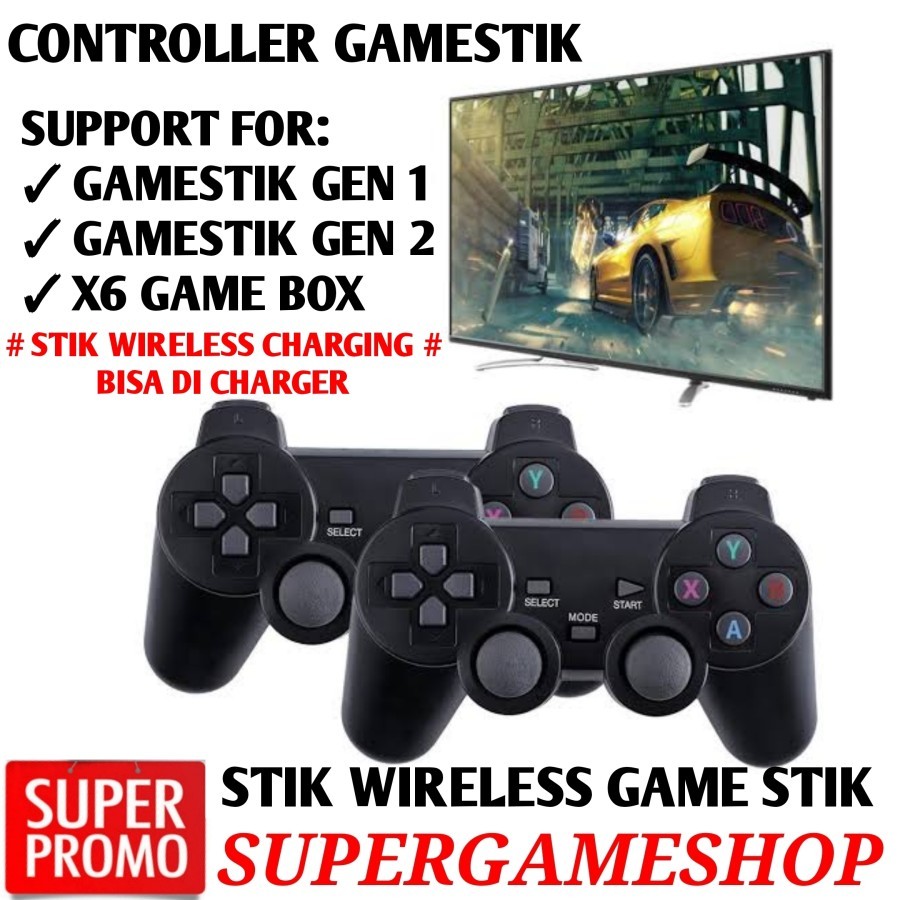 Wireless Controller Game Stik Gamepad Controller X6 Game Box Stik
