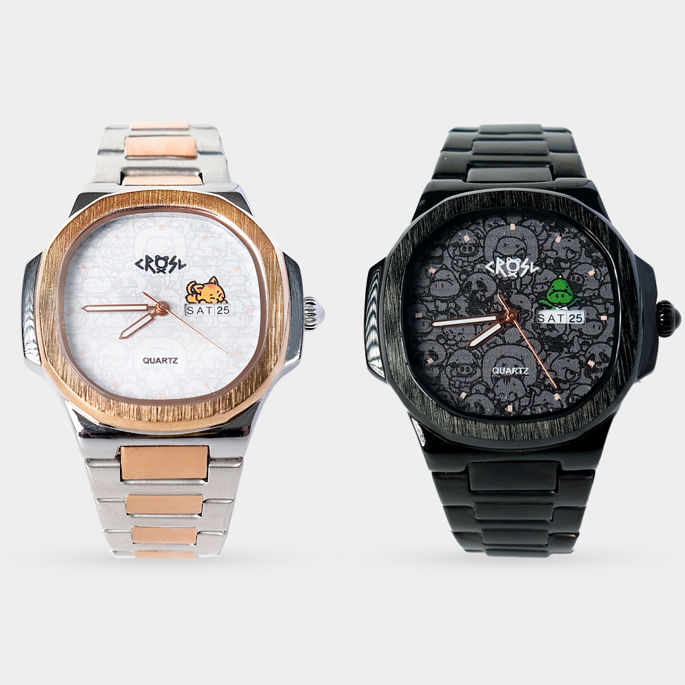 KODE K87Q CRSL Arlo Watch  Jam Tangan Analog  Jam Manual  Jam Cowok Cewek  Jam Couple