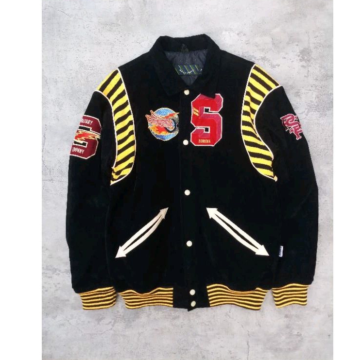 Varsity pacific sunrise | jaket varsity | apex varsity black | xlarge