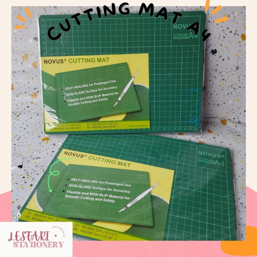 

Cutting Map A4 Novus | alas Potong Kertas | Matras potong | Lestari Stationery
