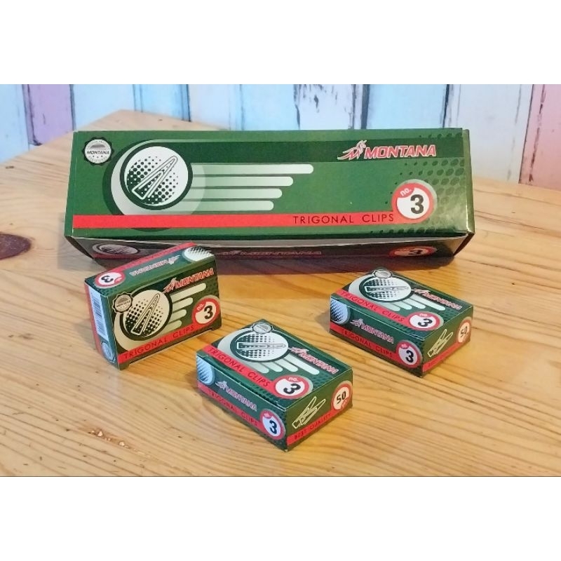 

PEPER CLIP MONTANA / TRIGONAL CLIP NO 3 & 5 / 1 DUS ISI 10 PACK