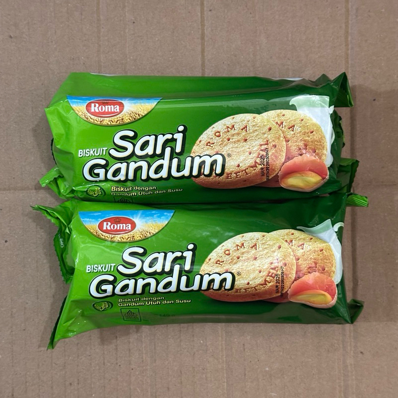 

ROMA SARI GANDUM ROLL - biskuit gandum dan susu