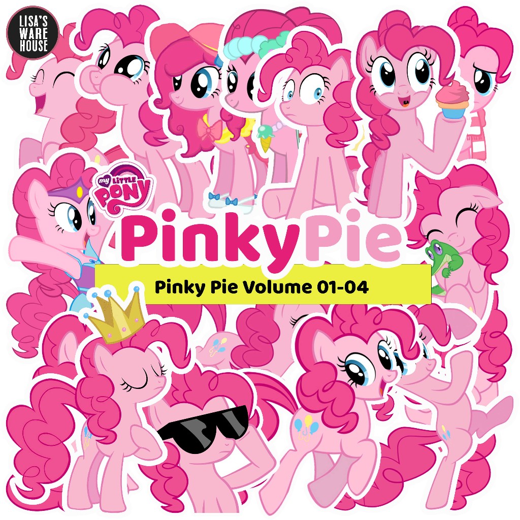 

Sticker My Little Pony : Pinky Pie Volume 01-04