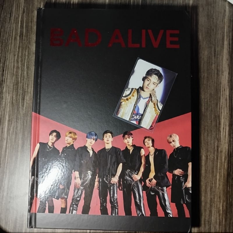 photobook pb bad alive wayv only / pc photocard winwin set