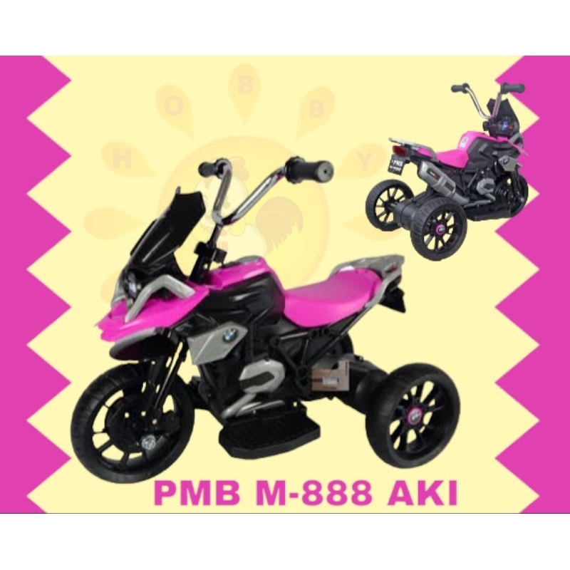 Motor aki anak PMB M-888 mainan anak charger aki