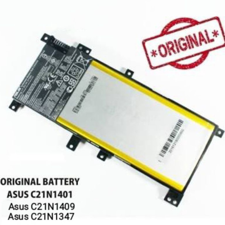Baterai Laptop Asus A455 A455L A455LD A455LF X455 X455L X455LA X455LD X454W X454Y X454YA C21N141 C21