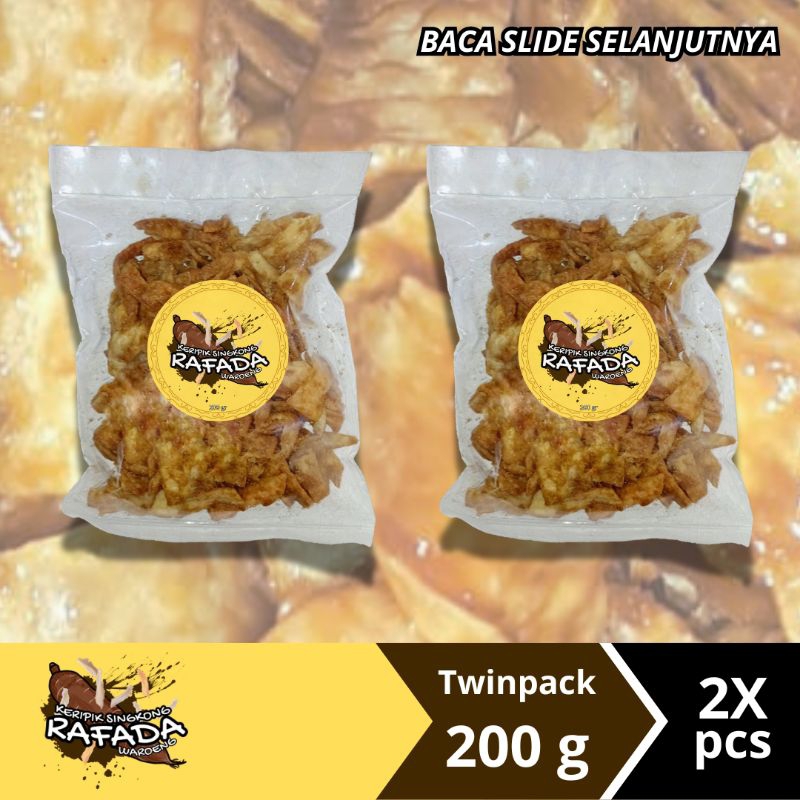 

Keripik Singkong Manis // Balung Kethek // Manggleng Gula merah 200 g - Twinpack 2 pcs