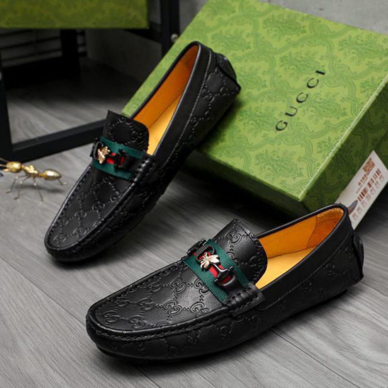 SEPATU FLAT LOAFER PRIA MEWAH SEPATU CASUAL PRIA IMPORT GUCCI2129