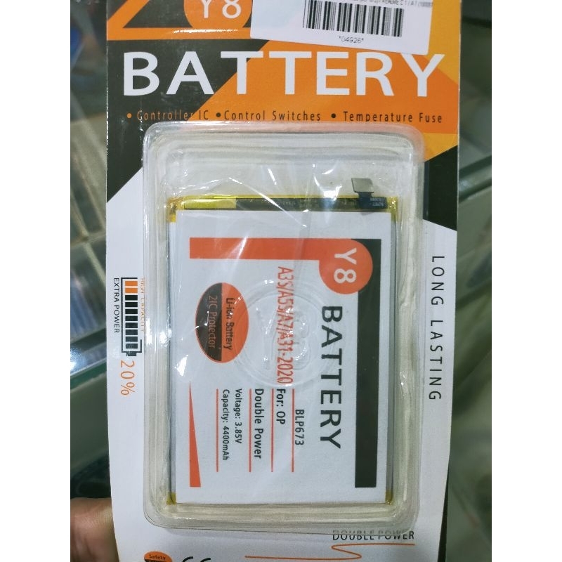 Baterai oppo A3s - A5s - A31 2020 - Battery Double power - Batre