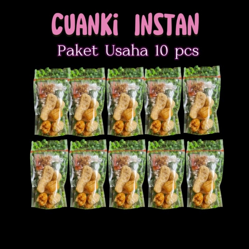 

Paket Reseller 10 pcs Cuanki Instan/paket 10 pcs Cuanki Instan lebih hemat