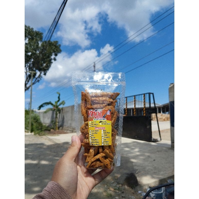 

Basreng kemasan pouch ekonomis. terlarissss!!!!