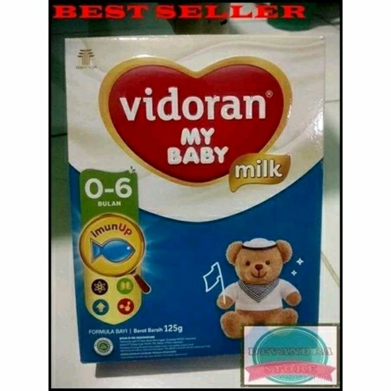 VIDORAN MY BABY 0-6 BULAN 125 GRAM EXP 2026/SUSU VIDORAN MY BABY 0-6 BULAN 125 GRAM EXP 2026