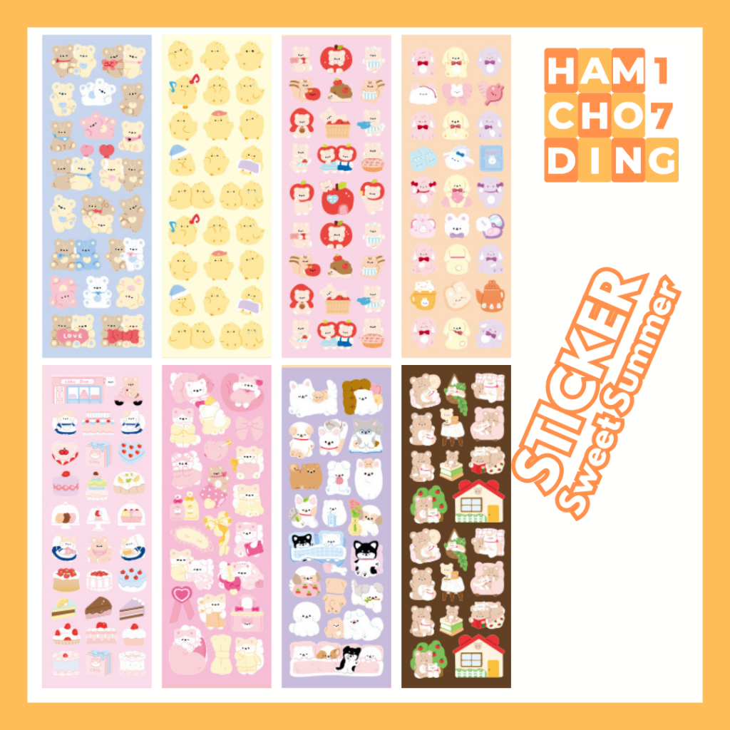 

STICKER SWEET SUMMER FOR PHOTOCARD PC DECO